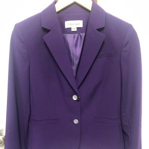 Woman’s Calvin Klein Purple Blazer